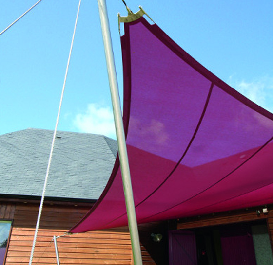 Voile ombrage de jardin Nice