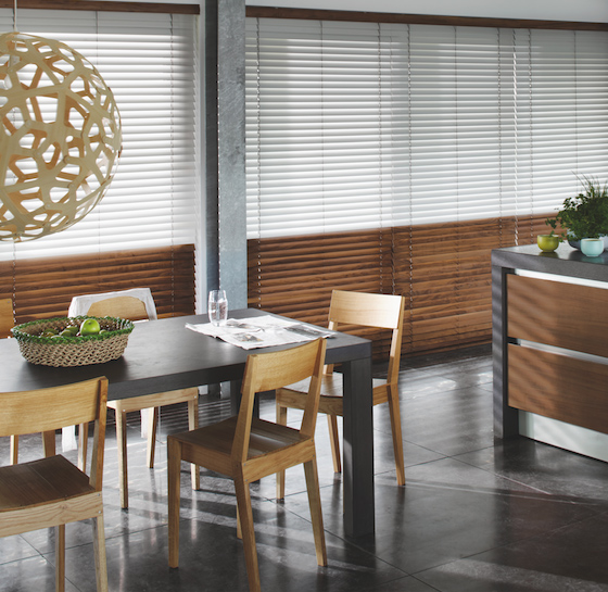 Store intérieur vénitien bois Nice