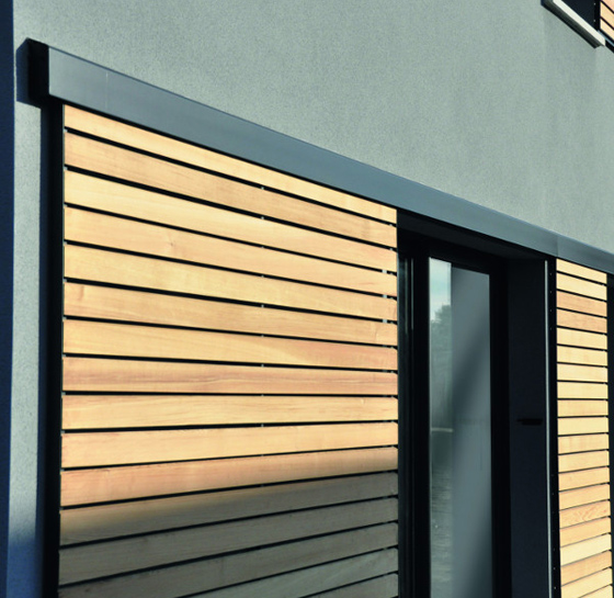 Volets coulissants en bois Nice